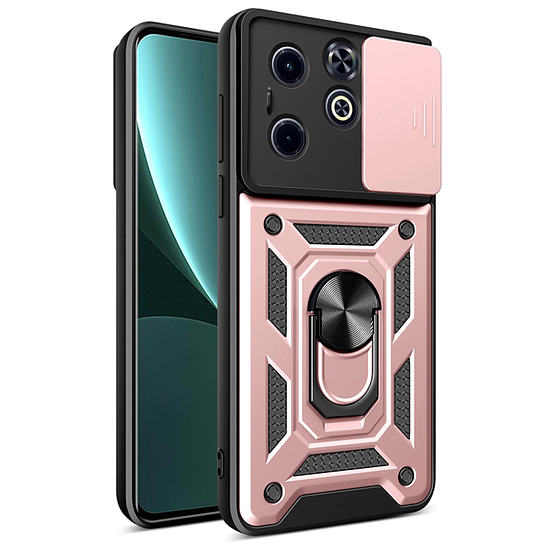 Techsuit - CamShield sorozat - Infinix Hot 40i / Smart 8 - Rose Gold (KF2337229)