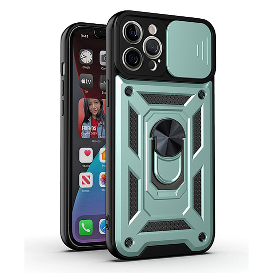 Techsuit - CamShield sorozat - iPhone 11 Pro Max - zöld (KF2327622)