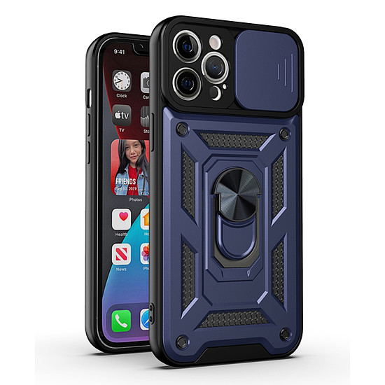 Techsuit - CamShield sorozat - iPhone 12 Pro Max - kék (KF2325295)