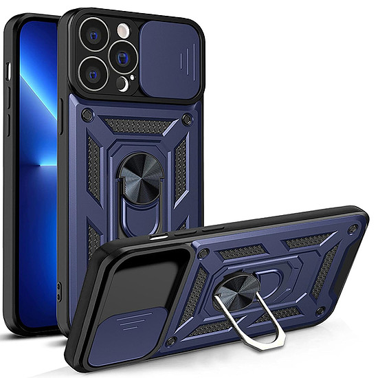 Techsuit - CamShield sorozat - iPhone 13 Pro Max - kék (KF2325393)