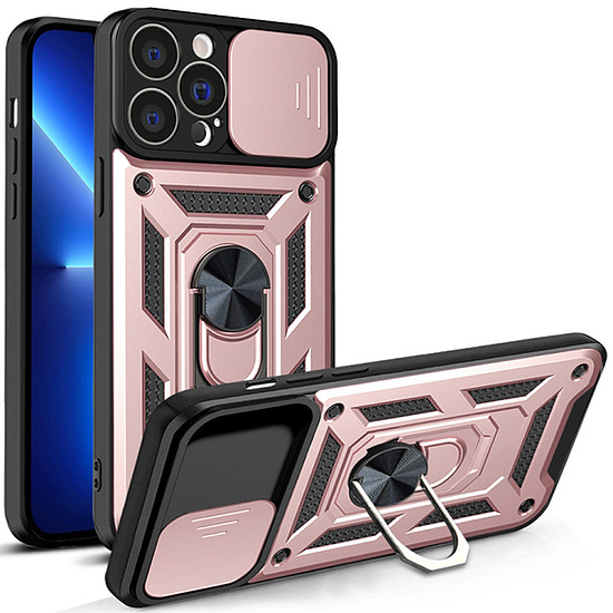 Techsuit - CamShield sorozat - iPhone 13 Pro Max - Rose Gold (KF2327627)