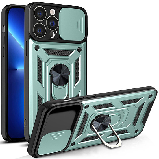 Techsuit - CamShield sorozat - iPhone 13 Pro Max - zöld (KF2327628)