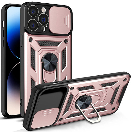 Techsuit - CamShield sorozat - iPhone 14 Pro Max - Rose Gold (KF2327633)