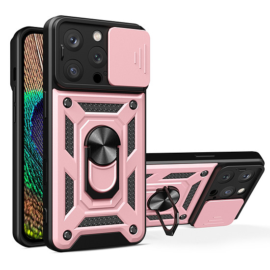 Techsuit - CamShield sorozat - iPhone 16 Pro - Rose Gold (KF2330556)