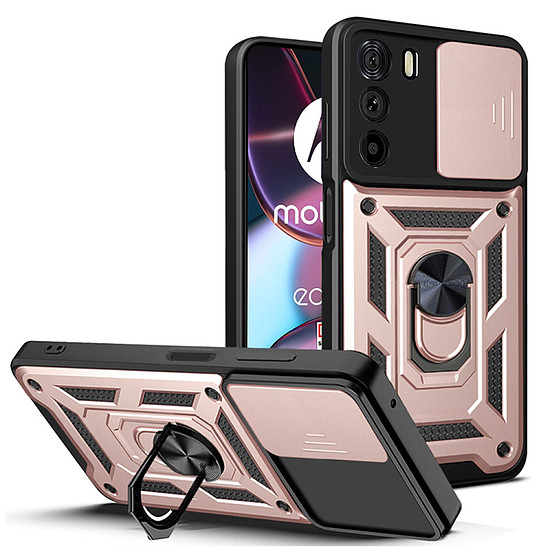 Techsuit - CamShield sorozat - Motorola Edge 30 - Rose Gold (KF2327429)