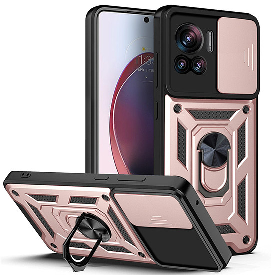 Techsuit - CamShield sorozat - Motorola Edge 30 Ultra - Rose Gold (KF2327447)