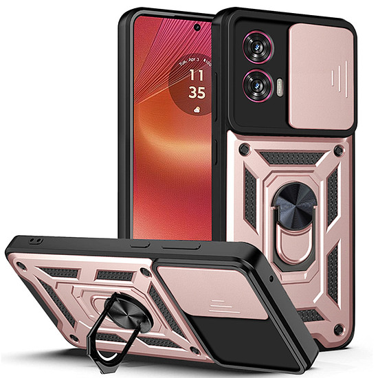 Techsuit - CamShield sorozat - Motorola Edge 50 Fusion - Rose Gold (KF2328192)