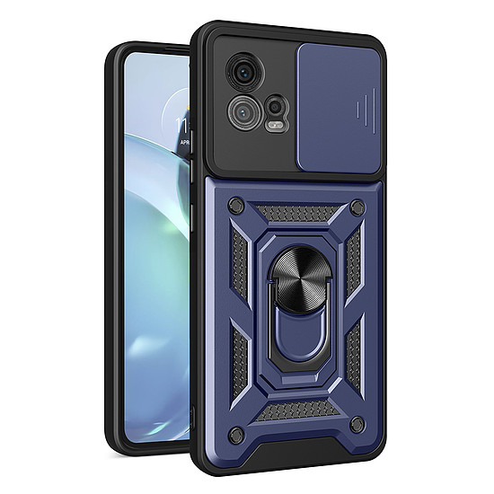 Techsuit - CamShield sorozat - Motorola Moto G72 - kék (KF2325409)