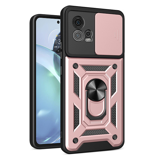 Techsuit - CamShield sorozat - Motorola Moto G72 - Rose Gold (KF2327443)