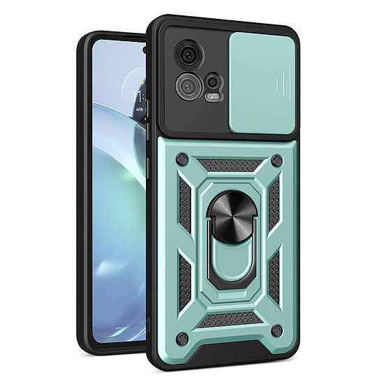 Techsuit - CamShield sorozat - Motorola Moto G72 - zöld (KF2327444)