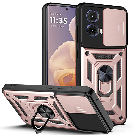 Techsuit - CamShield sorozat - Motorola Moto G85 - Rose Gold (KF2332990)