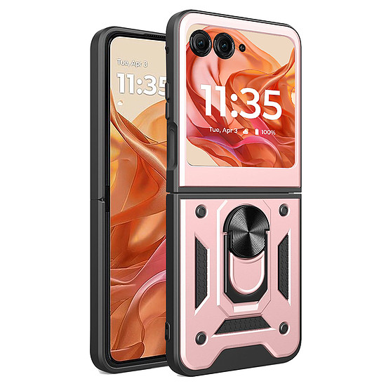 Techsuit - CamShield sorozat - Motorola Razr 50 - Rose Gold (KF2333013)