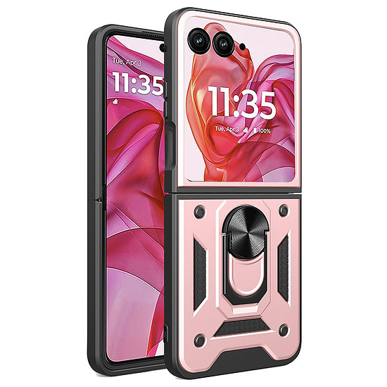 Techsuit - CamShield sorozat - Motorola Razr 50 Ultra - Rose Gold (KF2333017)