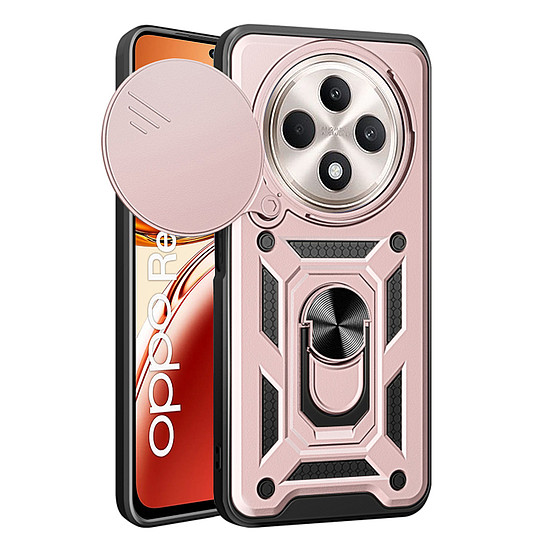 Techsuit - CamShield sorozat - Oppo Reno12 F 4G / Reno12 F 5G / Reno12 FS - Rose Gold (KF2334695)