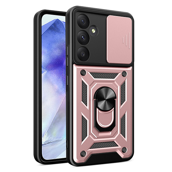 Techsuit - CamShield sorozat - Samsung Galaxy A55 5G - Rose Gold (KF2327549)