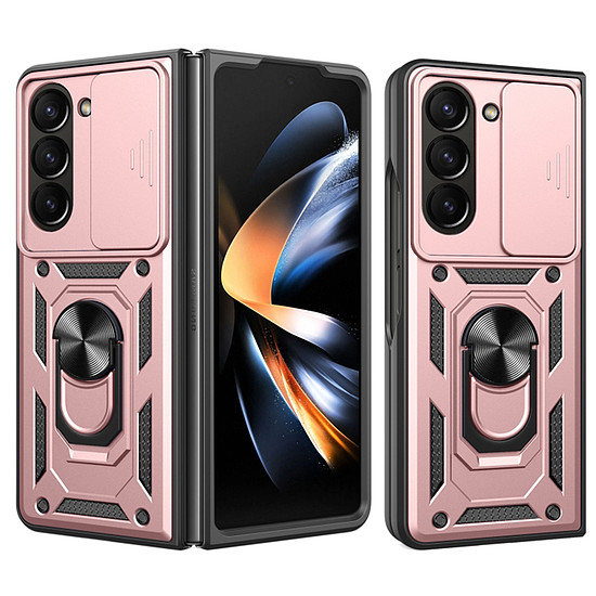 Techsuit - CamShield sorozat - Samsung Galaxy Z Fold5 - Rose Gold