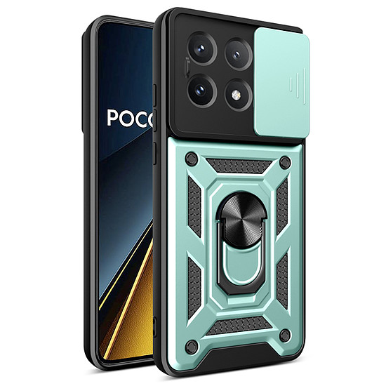 Techsuit - CamShield sorozat - Xiaomi Poco X6 Pro - zöld