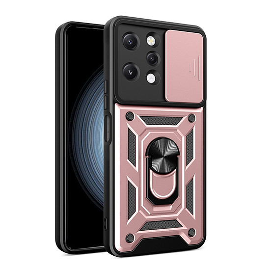 Techsuit - CamShield sorozat - Xiaomi Redmi 12 4G / 12 5G - Rose Gold