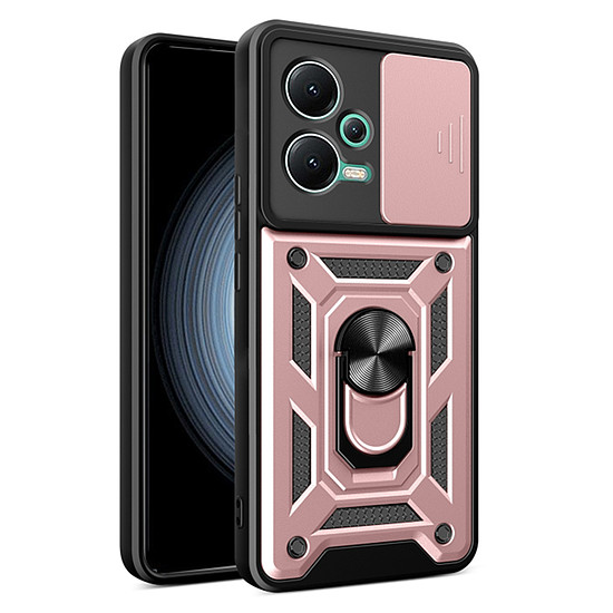 Techsuit - CamShield sorozat - Xiaomi Redmi Note 12 5G / Poco X5 - Rose Gold