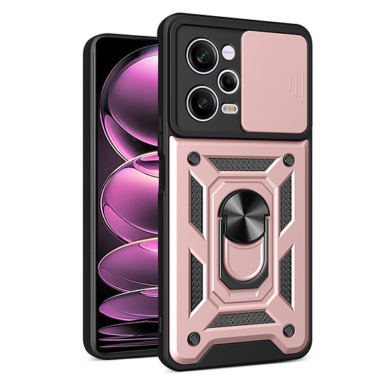 Techsuit - CamShield sorozat - Xiaomi Redmi Note 12 Pro 5G / Poco X5 Pro - Rose Gold