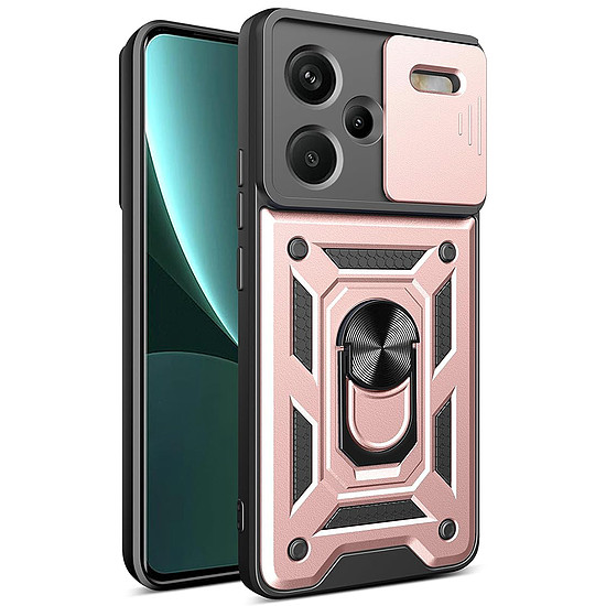 Techsuit - CamShield sorozat - Xiaomi Redmi Note 13 Pro+ 5G - Rose Gold