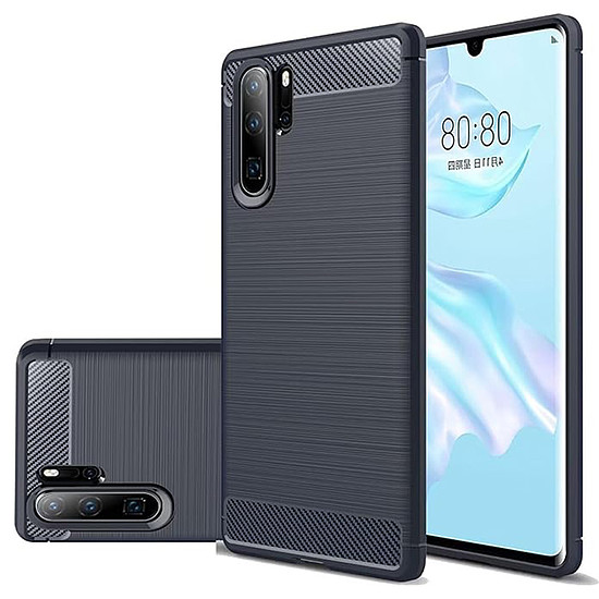 Techsuit - Carbon Silicone - Huawei P30 Pro / P30 Pro New Edition - kék