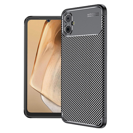 Techsuit - CarbonFiber - Samsung Galaxy A05 - Fekete