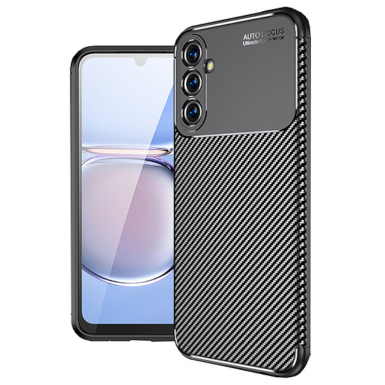 Techsuit - CarbonFiber - Samsung Galaxy A05s - Fekete