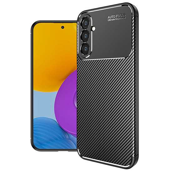 Techsuit - CarbonFiber - Samsung Galaxy A54 - Fekete