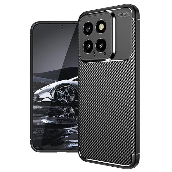 Techsuit - CarbonFiber - Xiaomi 14 - Fekete (KF2327788)