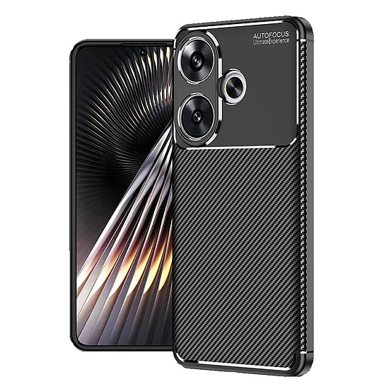 Techsuit - CarbonFiber - Xiaomi Poco F6 - Fekete