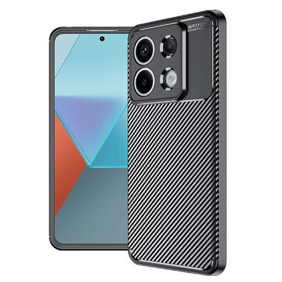 Techsuit - CarbonFiber - Xiaomi Redmi Note 13 5G - Fekete