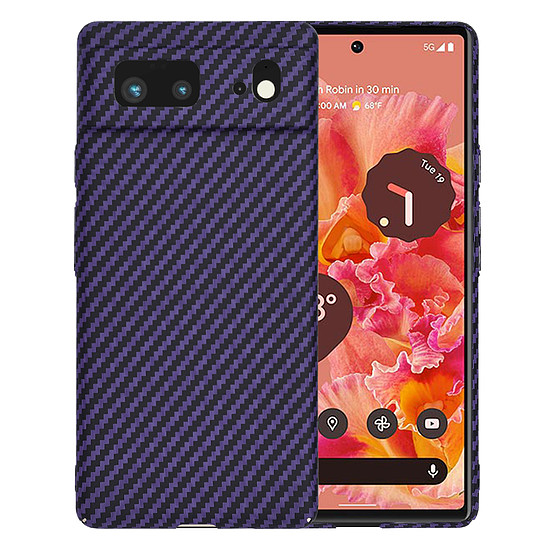 Techsuit - Carbonite FiberShell - Google Pixel 6 - Lila (KF2334445)