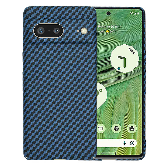 Techsuit - Carbonite FiberShell - Google Pixel 7 - ciánkék (KF2334454)