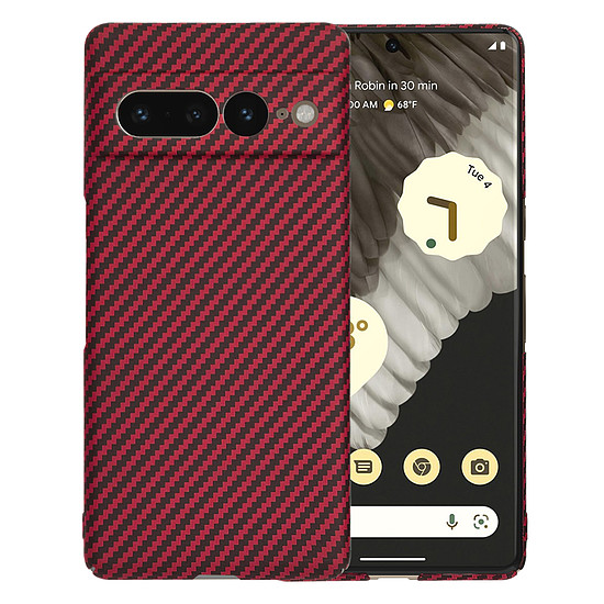 Techsuit - Carbonite FiberShell - Google Pixel 7 Pro - piros (KF2334458)