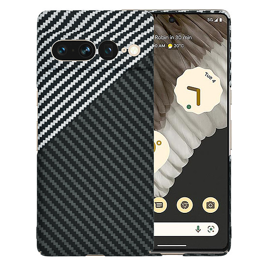 Techsuit - Carbonite FiberShell - Google Pixel 7 Pro - Stealth Grey (KF2334460)