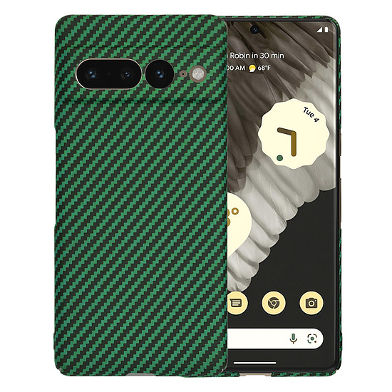 Techsuit - Carbonite FiberShell - Google Pixel 7 Pro - zöld (KF2334457)