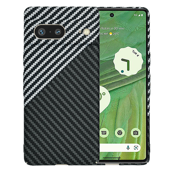 Techsuit - Carbonite FiberShell - Google Pixel 7 - Stealth Grey (KF2334452)