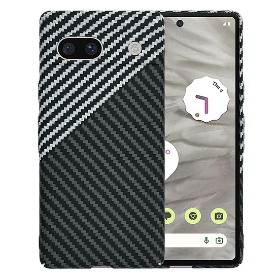 Techsuit - Carbonite FiberShell - Google Pixel 7a - Stealth Grey (KF2334492)