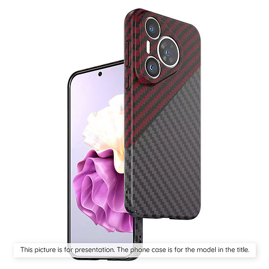 Techsuit - Carbonite FiberShell - Google Pixel 8 Pro - Red Vortex (KF2334511)