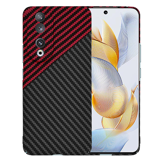 Techsuit - Carbonite FiberShell - Honor 90 - Red Vortex