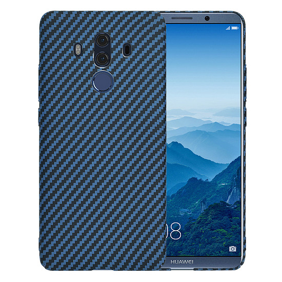 Techsuit - Carbonite FiberShell - Huawei Mate 10 Pro - Cián