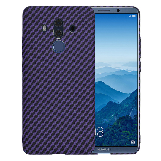 Techsuit - Carbonite FiberShell - Huawei Mate 10 Pro - Lila