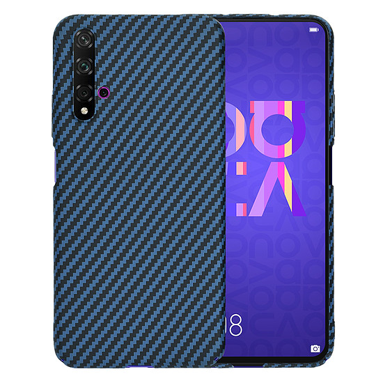 Techsuit - Carbonite FiberShell - Huawei Nova 5T / Honor 20 - Cián