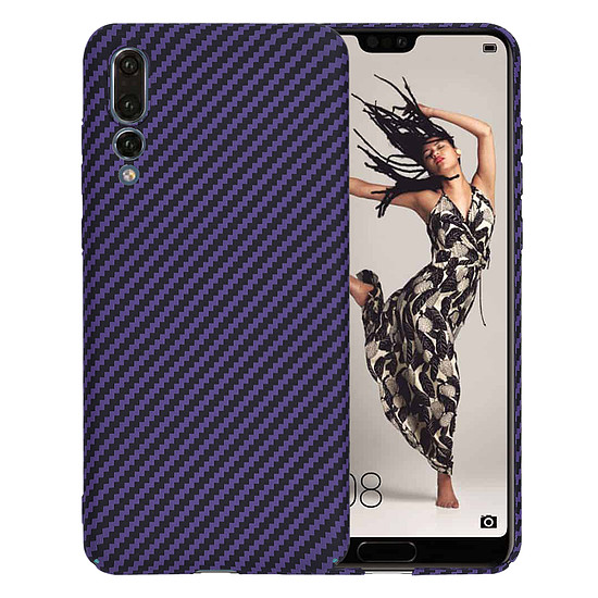 Techsuit - Carbonite FiberShell - Huawei P20 Pro - Lila (KF2334389)