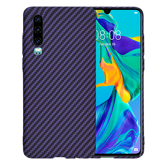 Techsuit - Carbonite FiberShell - Huawei P30 - Lila (KF2334397)