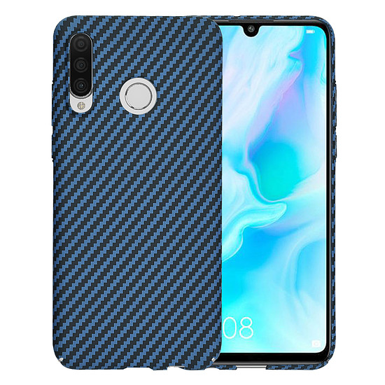 Techsuit - Carbonite FiberShell - Huawei P30 Lite / P30 Lite New Edition - Cián (KF2333897)