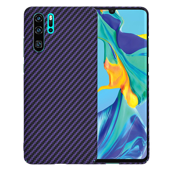 Techsuit - Carbonite FiberShell - Huawei P30 Pro / P30 Pro új kiadás - Lila (KF2334365)