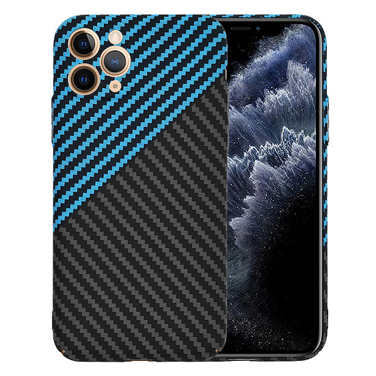 Techsuit - Carbonite FiberShell - iPhone 11 Pro - Blue Pulse (KF2333199)