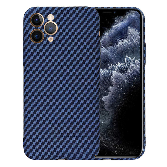 Techsuit - Carbonite FiberShell - iPhone 11 Pro - Cián (KF2331412)